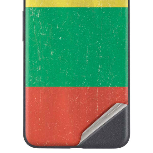 Lithuania Flag Distressed Google Pixel 5a Skin
